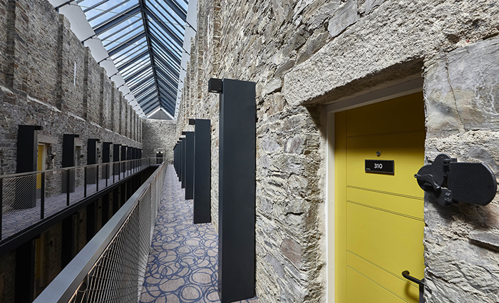 VELUX Glazing Panels bring daylight to an 18th century Cornish jail to support the transformation into a luxury hotel