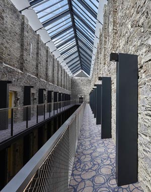 Glazing Panels bring daylight to an 18th century Cornish jail to support the transformation into a luxury hotel