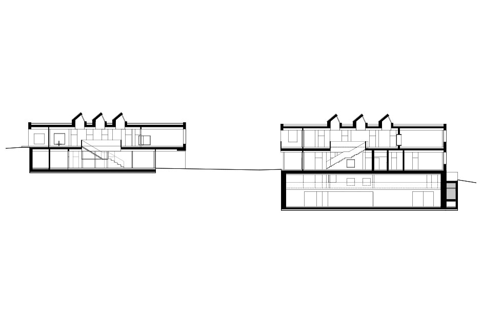 Lans Educational Center - drawing plan. Schwärzler Architekten ZT GmbH