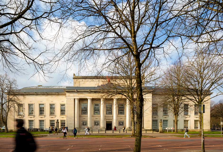 École d'architecture de l'Université de Cardiff - vue extérieure du bâtiment historique de Bute