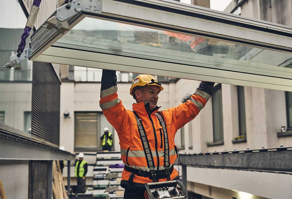 Installation of VELUX Modular Skylights at Dún Laoghaire–Rathdown County Council 