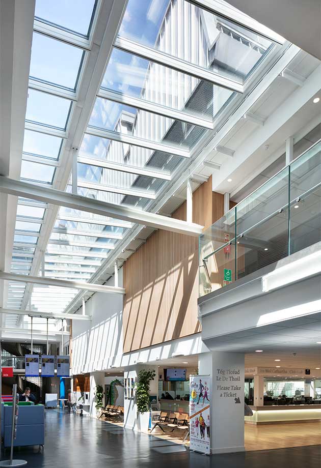 VELUX rooflights in the  Civic Hub at Dún Laoghaire–Rathdown County Council