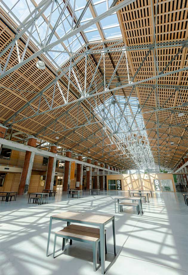 Halles Latécoère La Cité - Innenansicht