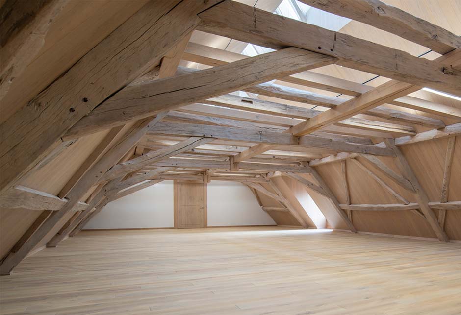 Music Academy, Hammelburg – building attic 