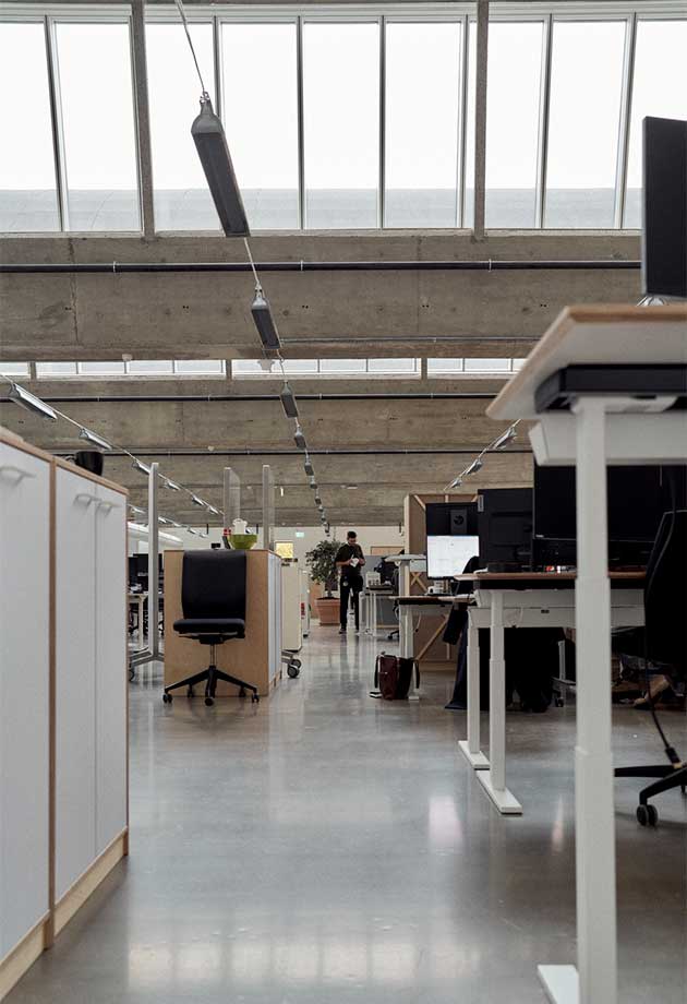 Sweco office with VELUX Modular Skylights, Northlight configuration