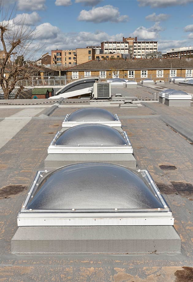 Dome Rooflights with diffused glazing
