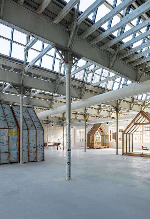 Verrières modulaire avec une solution en shed 25-90°, UCo, Utrecht, Pays-Bas