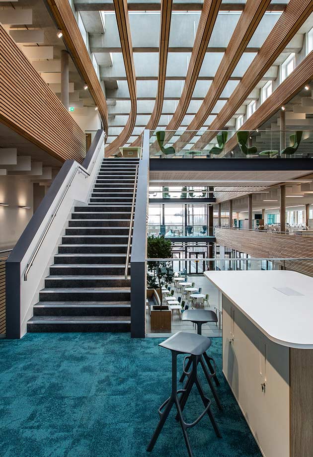 Atrium skylights in the UK Hydrographic Office