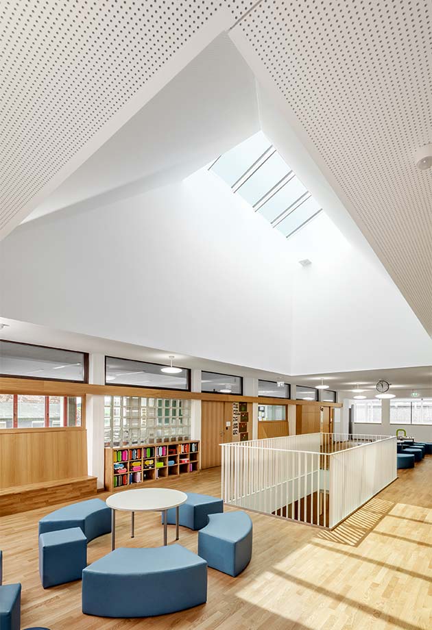 Offene Lernlandschaften und modernes Design überzeugen in der Volksschule Pischelsdorf