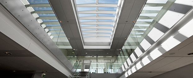 Modular skylights co-created VELUX and Foster Partners